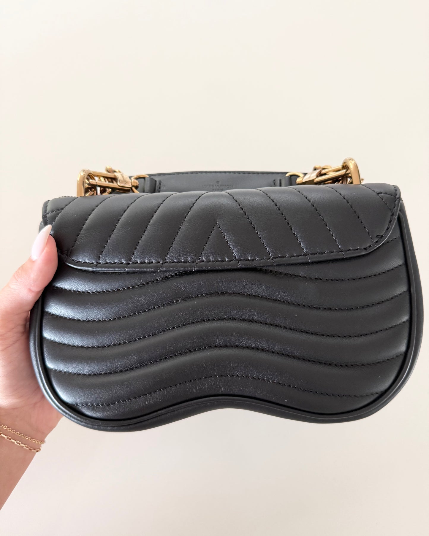 Louis Vuitton Black New Wave Chain PM Bag