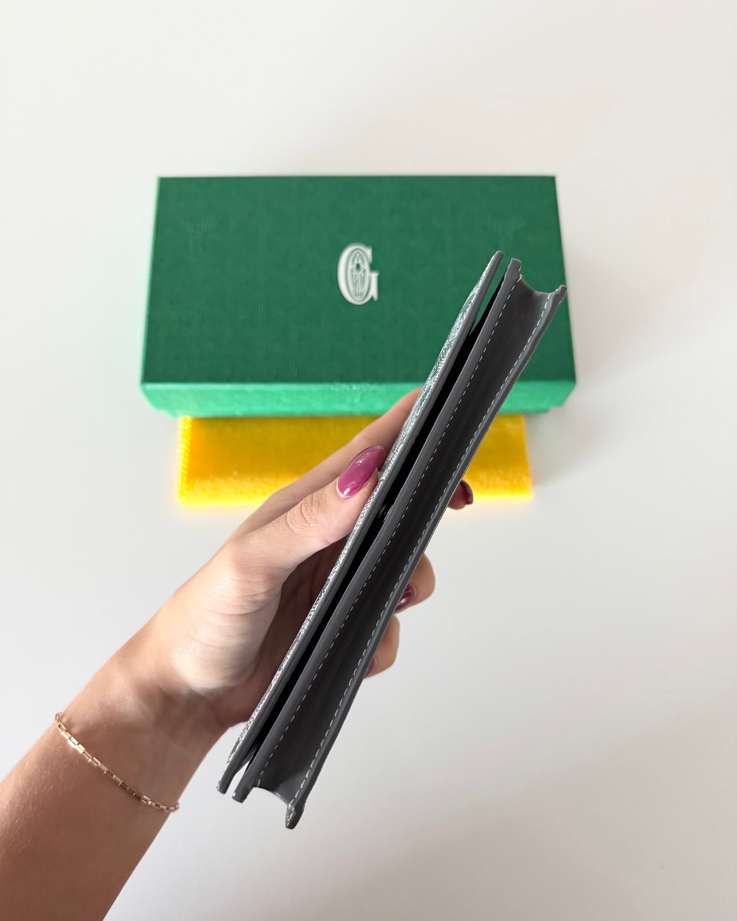 Goyard Grey Richelieu Long Wallet