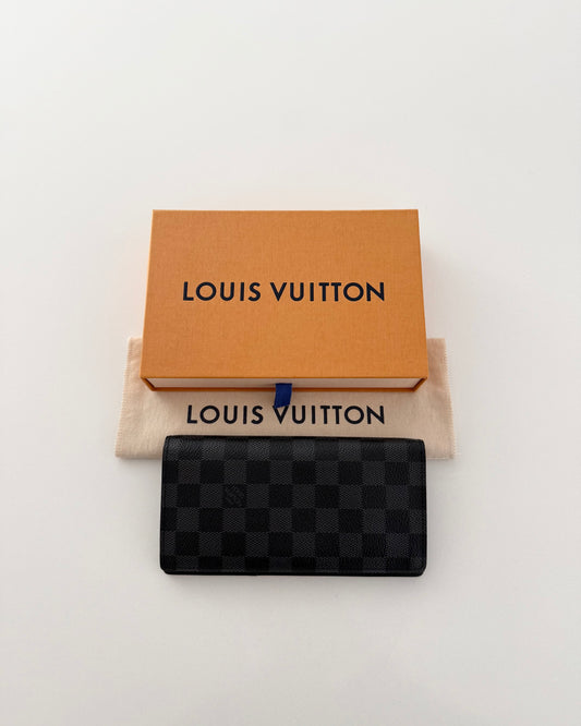 Louis Vuitton Damier Graphite Brazza Wallet From 2010