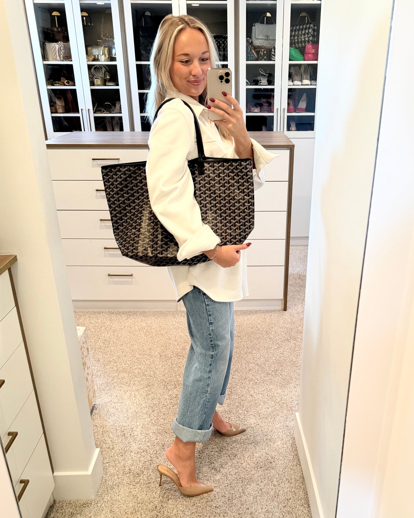 Goyard Black St Louis GM