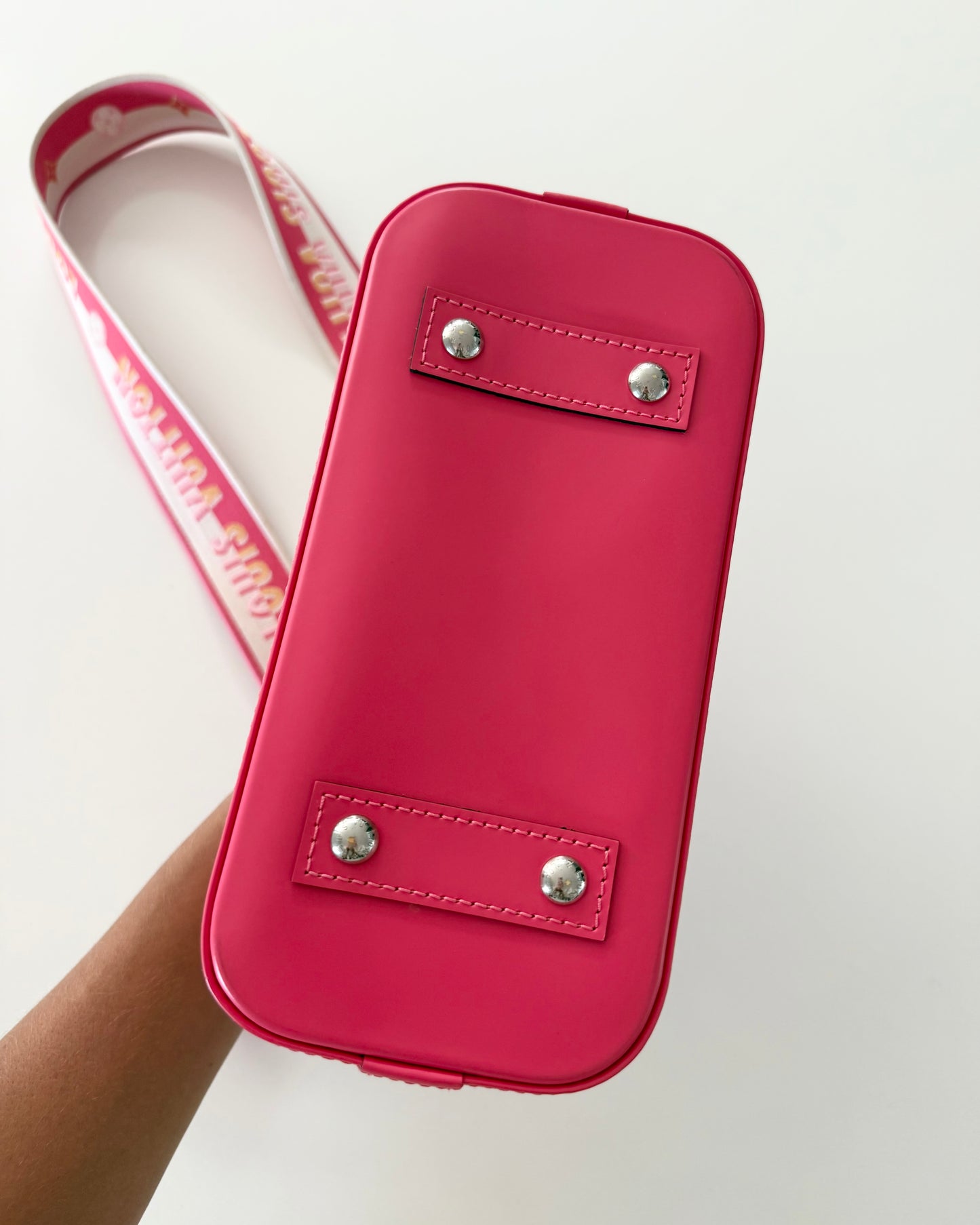 Louis Vuitton Pink Epi Leather Alma BB
