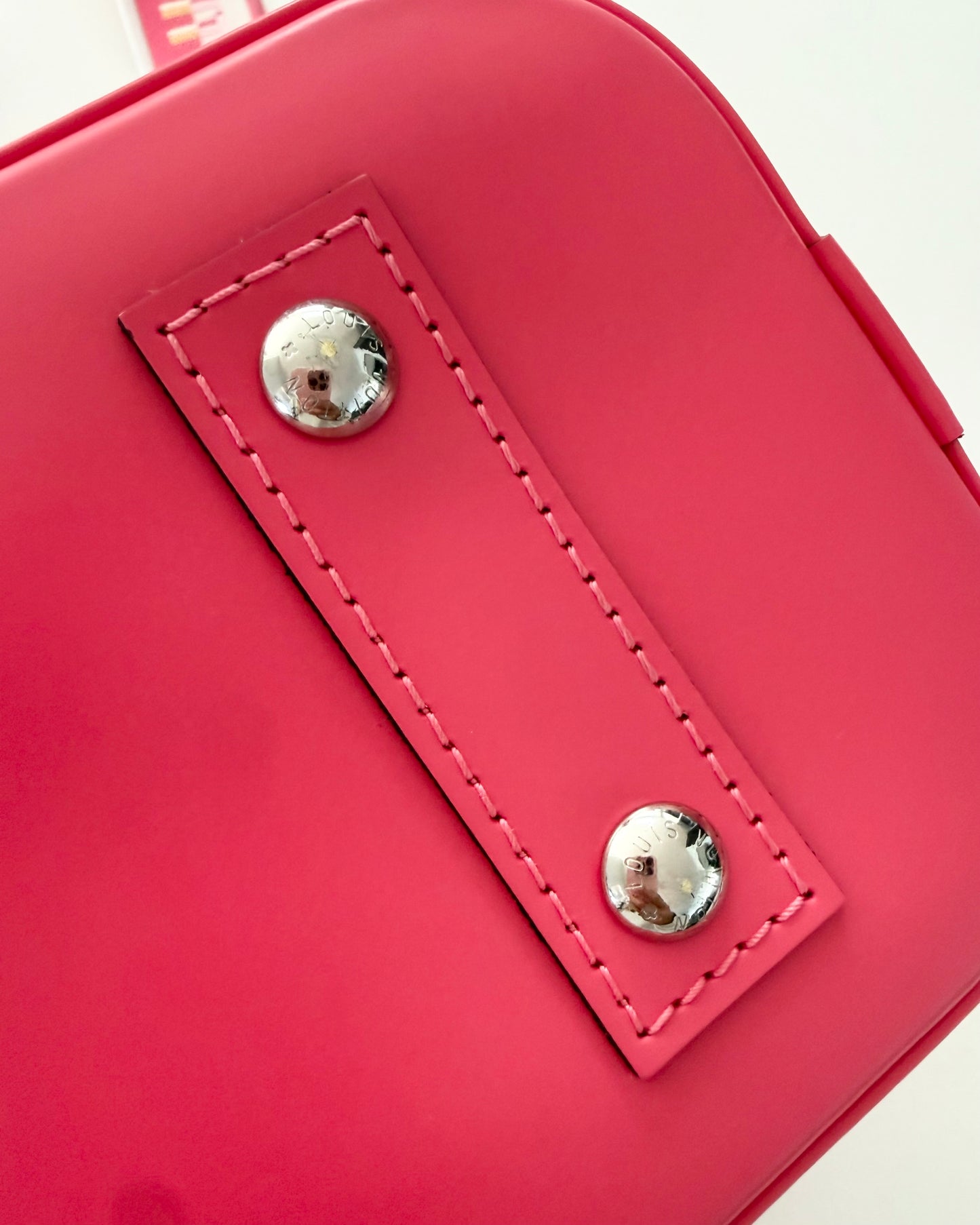 Louis Vuitton Pink Epi Leather Alma BB