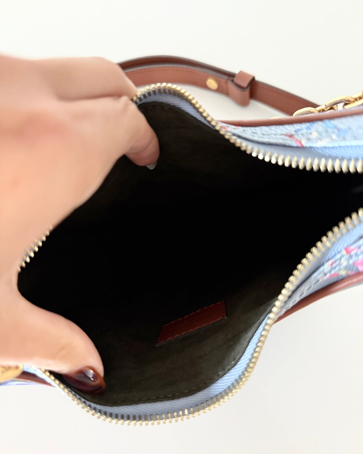 Louis Vuitton  Limited Edition Monogram Metallic Garden Toile Loop PM Bag