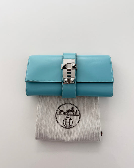 Hermes Medor 23 Clutch Bleu Atoll Clutch Bag from 2015