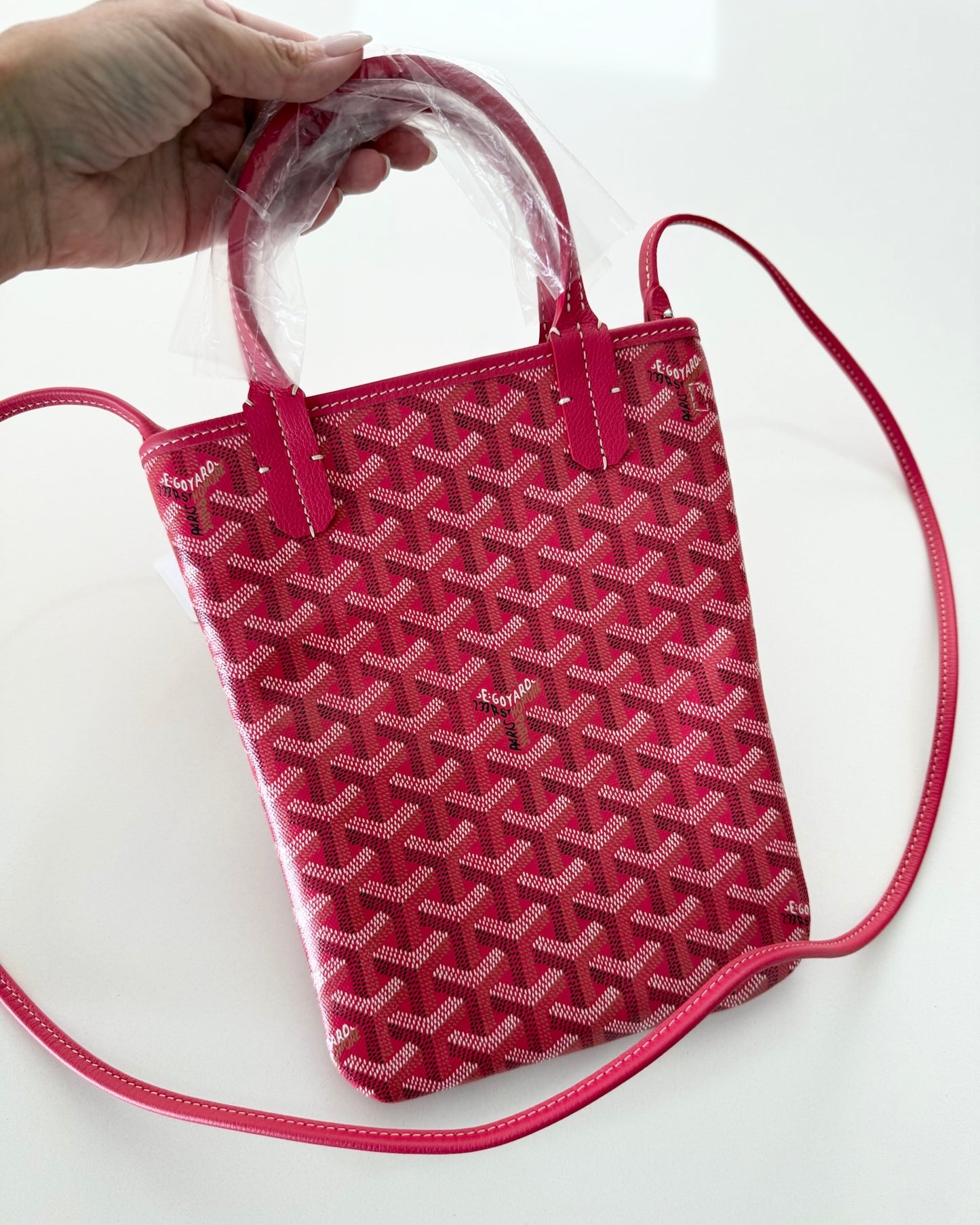 Goyard Limited Edition Fuchsia Poitiers PM Tote