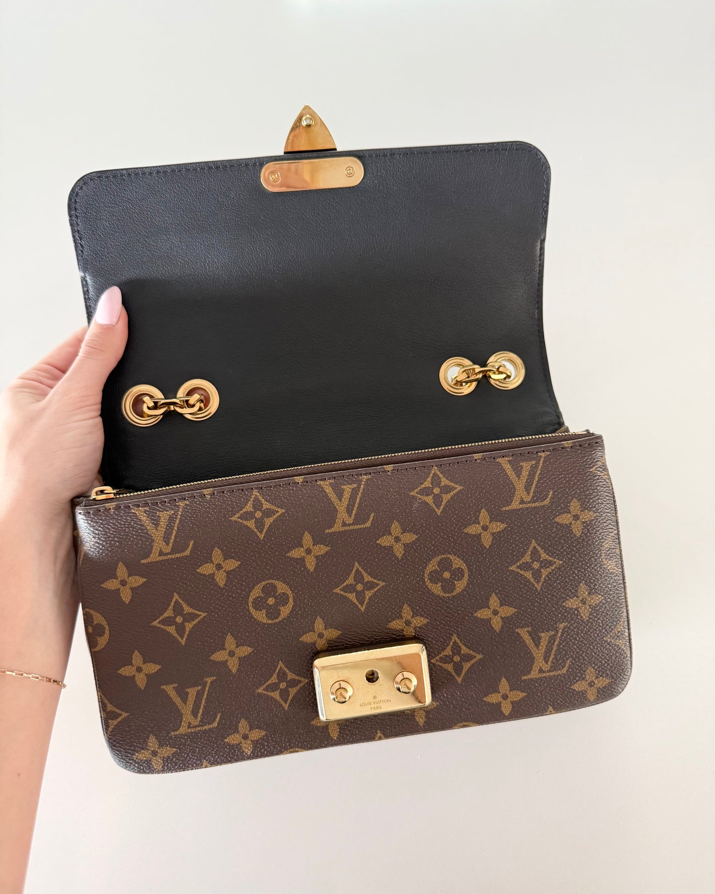 Louis Vuitton Monogram Canvas and Leather Marceau NM Bag