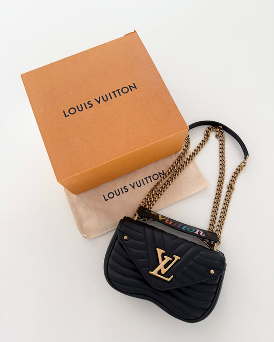 Louis Vuitton Black New Wave Chain PM Bag
