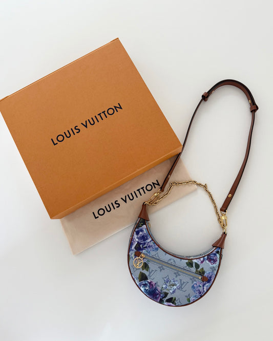 Louis Vuitton  Limited Edition Monogram Metallic Garden Toile Loop PM Bag