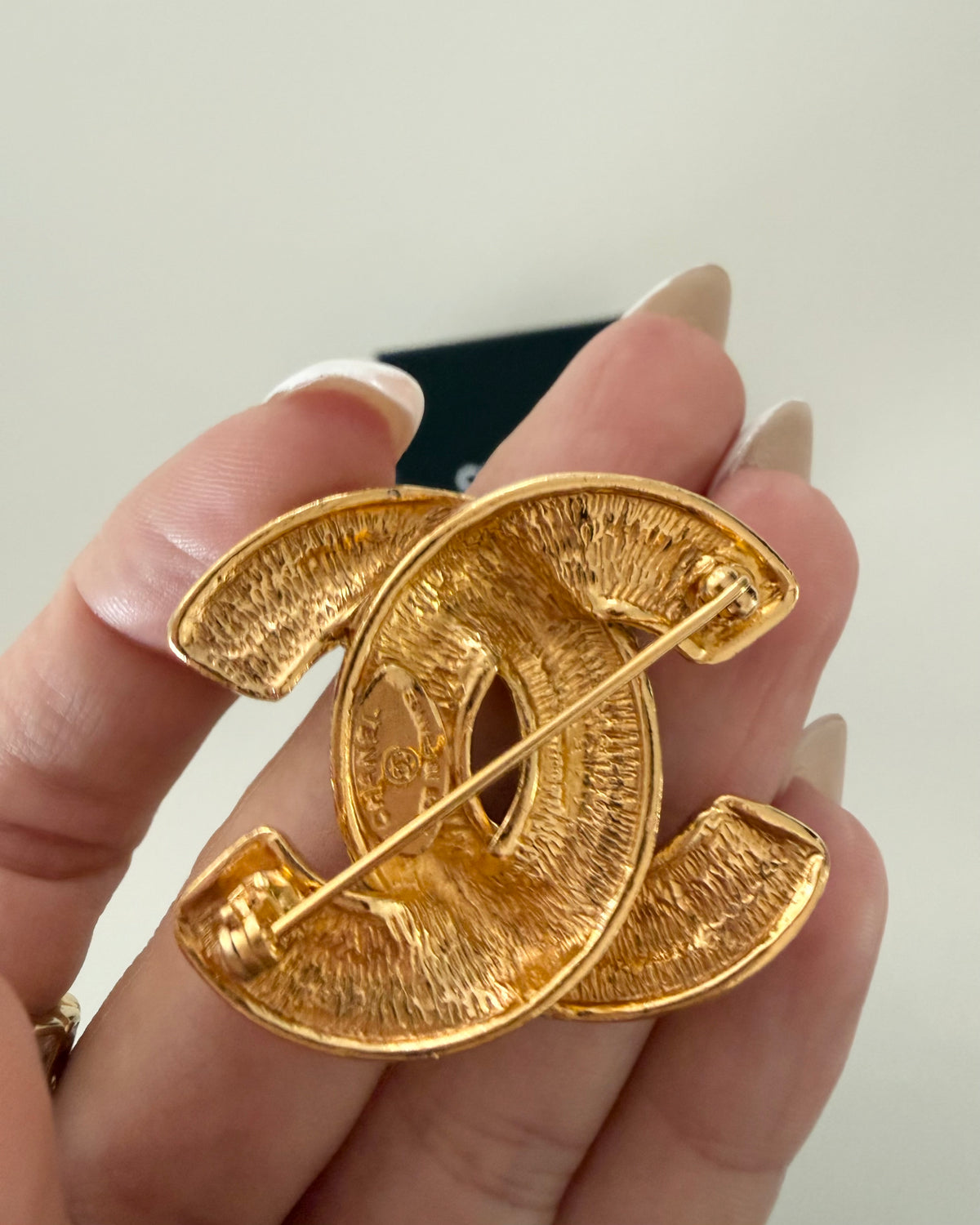 Chanel Vintage Gold Medium Brooch from the 80s