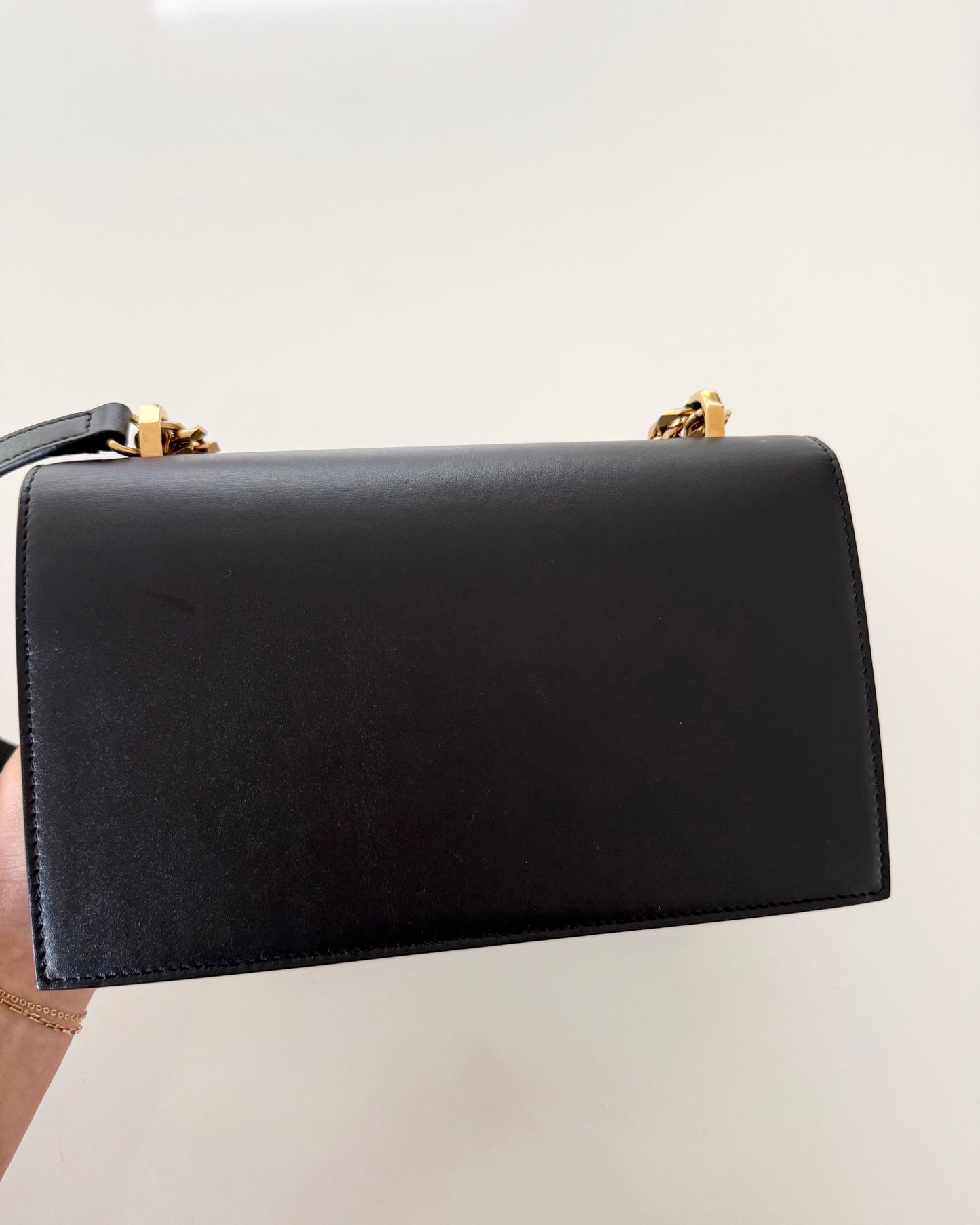 Alexander McQueen Black Jeweled Satchel Bag