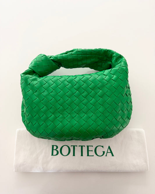 Bottega Veneta Parakeet Green Teen Jodie