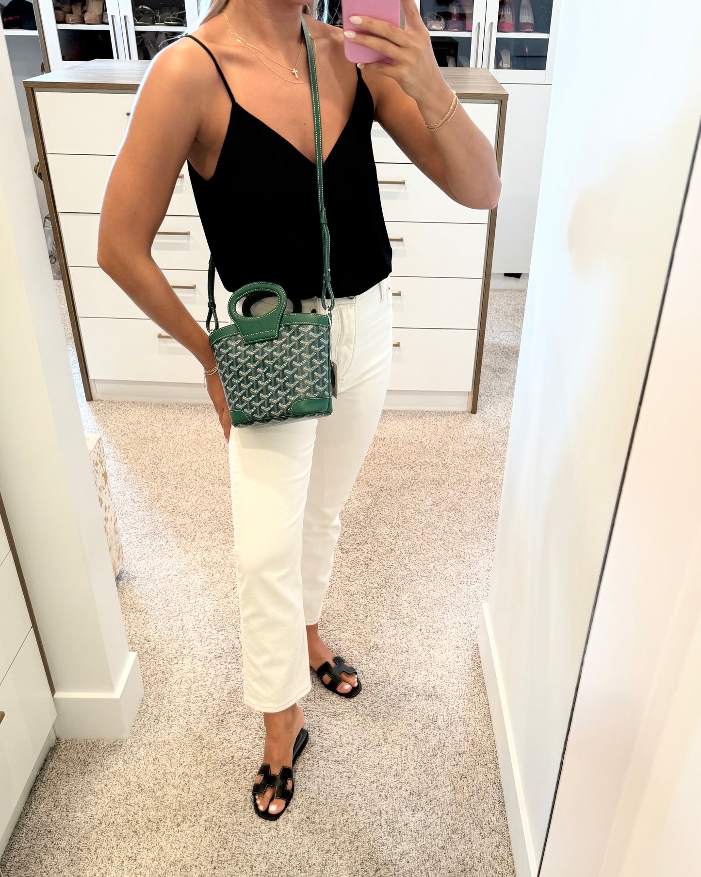 Goyard Green Beluga Mini Bag