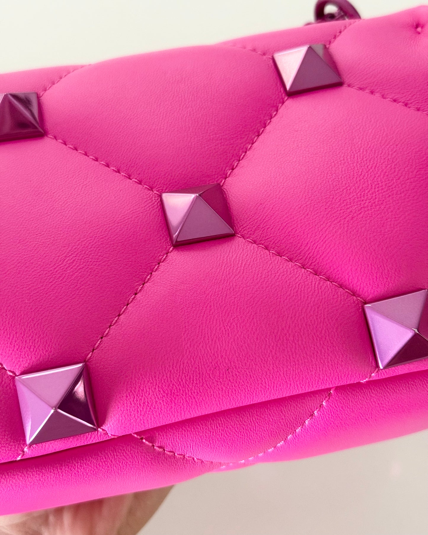 Valentino LIMITED All Pink Small Roman Rockstud