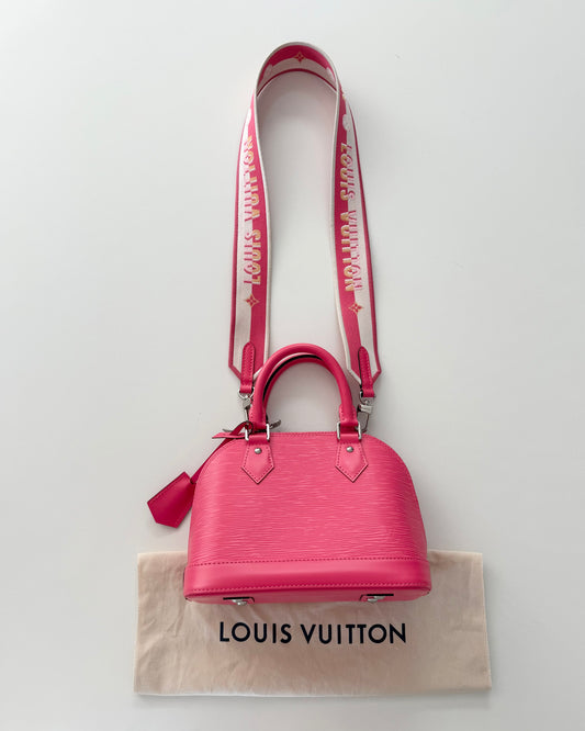 Louis Vuitton Pink Epi Leather Alma BB