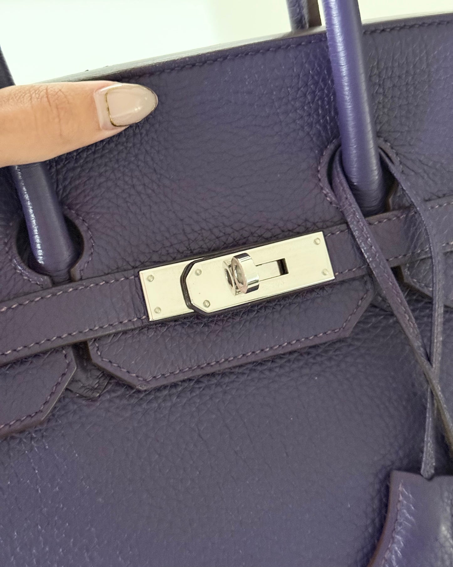 Hermes Iris Taurillon Clemence Birkin 35 from 2010