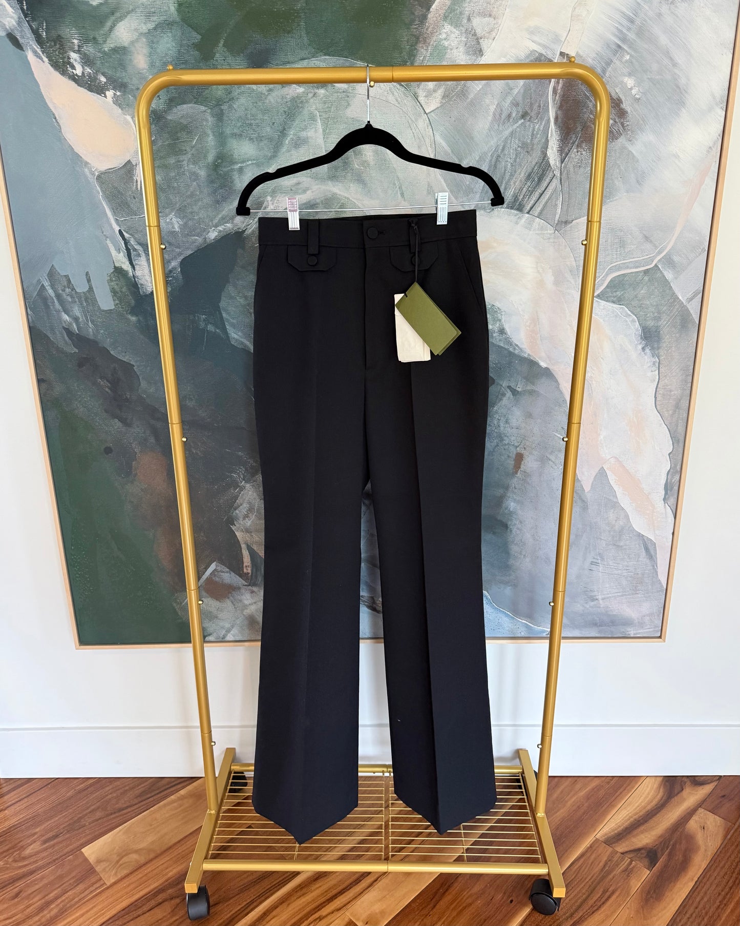 Gucci Black Trouser Dress Pants size 40