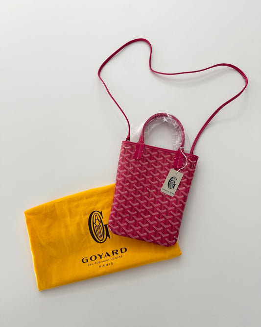 Goyard Limited Edition Fuchsia Poitiers PM Tote