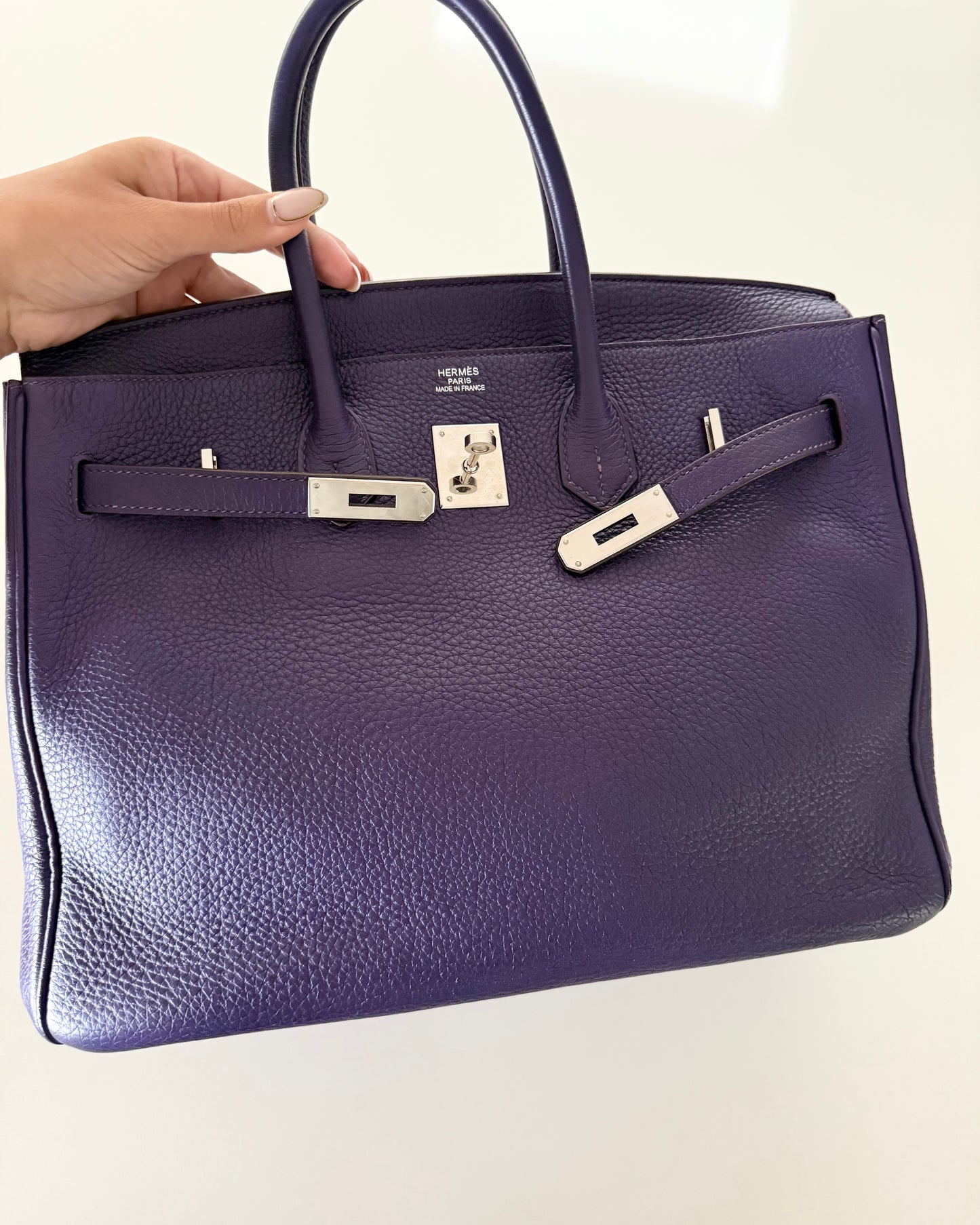 Hermes Iris Taurillon Clemence Birkin 35 from 2010