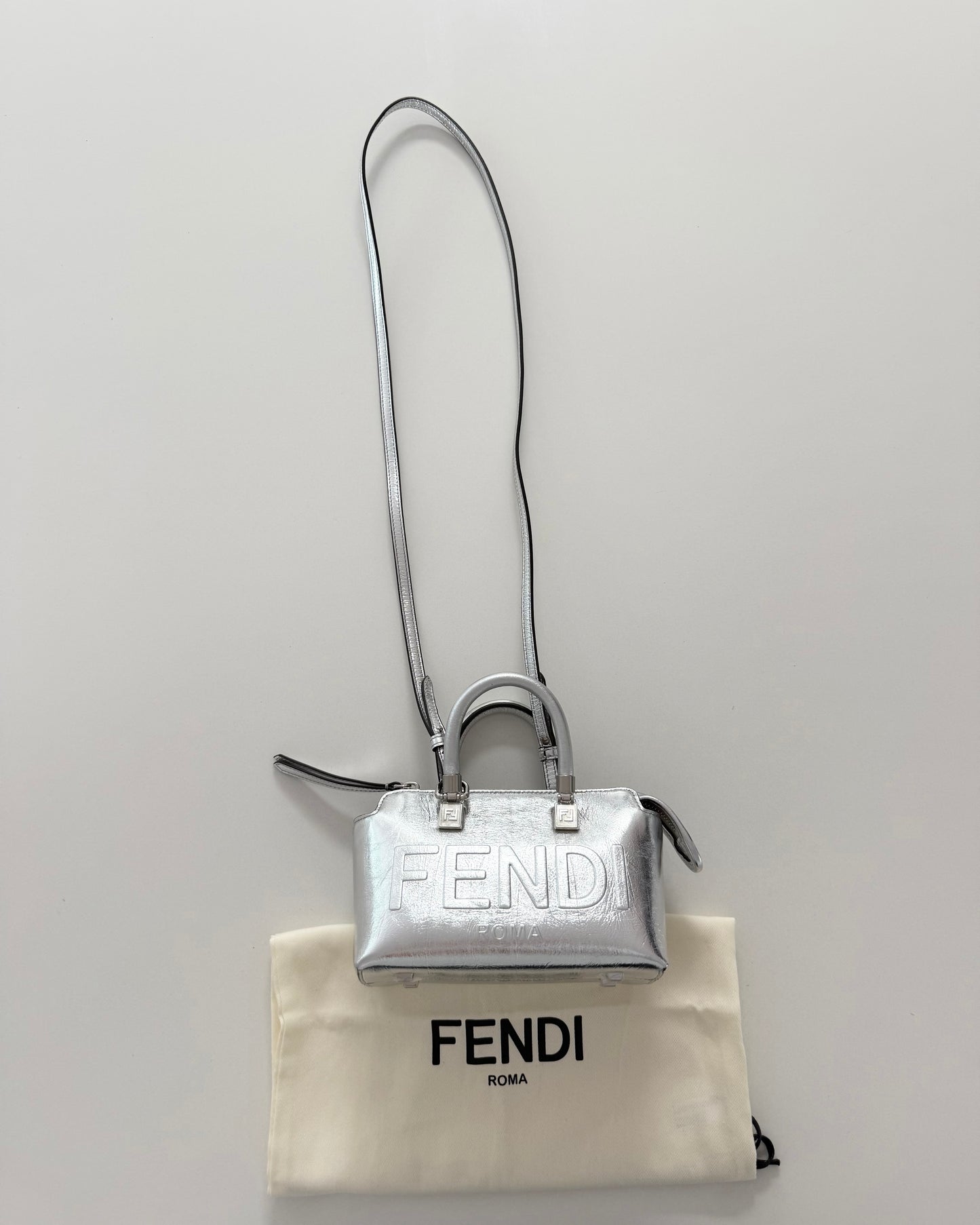 Fendi Silver By The Way Mini Bag