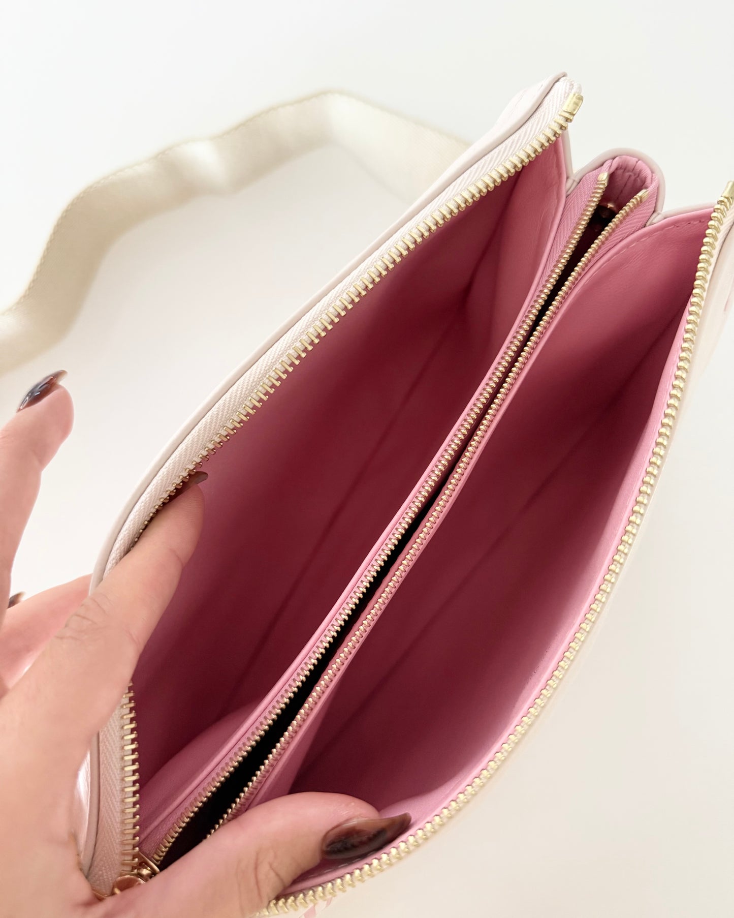 Louis Vuitton Limited Edition Sunrise Aquarelle Monogram Embossed Lambskin Leather Coussin PM Bag