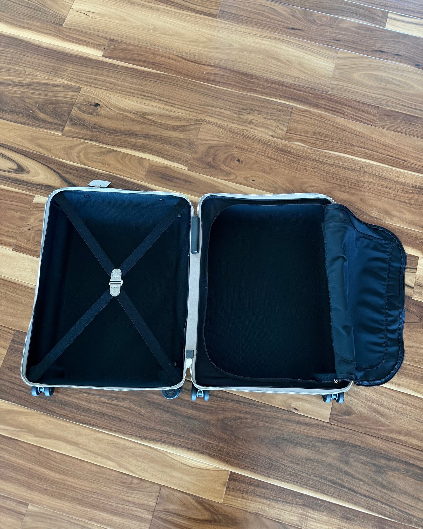 Louis Vuitton Turtledove Empreinte Leather Horizon 55 Carry On Rolling Luggage