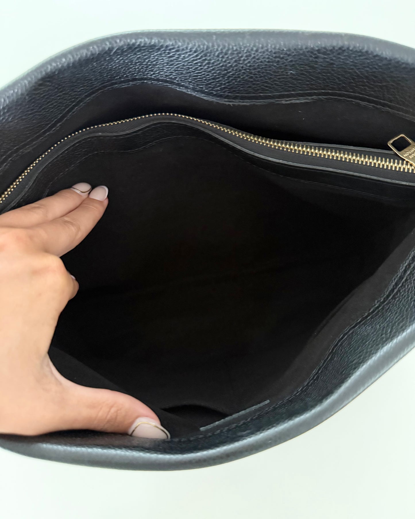 Louis Vuitton Monogram and Black Pallas Shopper Tote from 2016