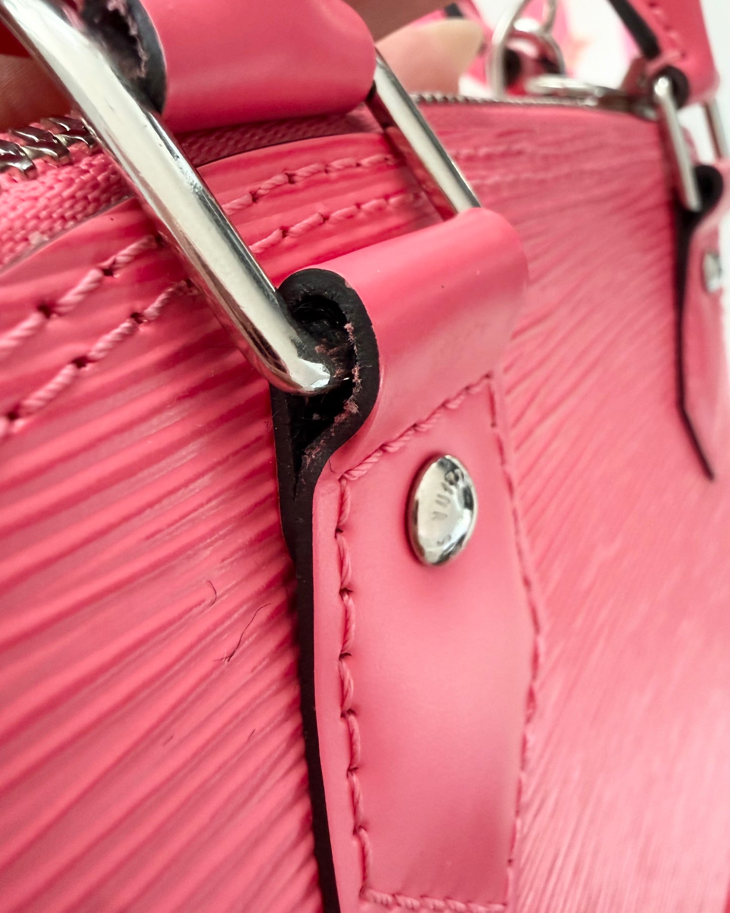 Louis Vuitton Pink Epi Leather Alma BB
