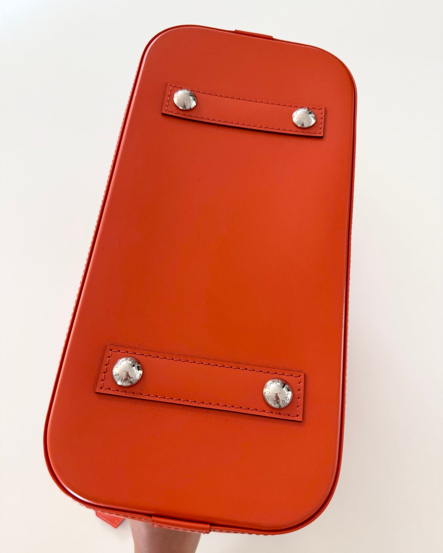 Louis Vuitton Limited Color Orange Epi Leather Alma PM from 2013