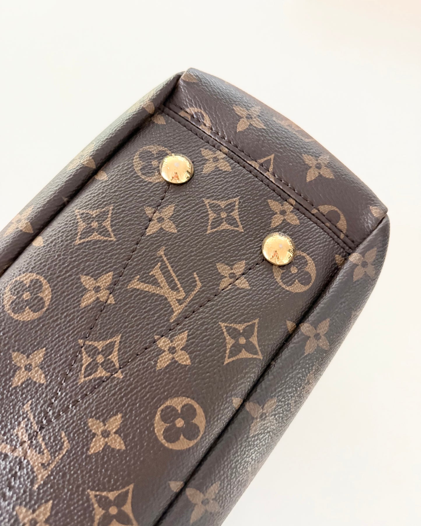 Louis Vuitton Monogram and Black Pallas Shopper Tote from 2016