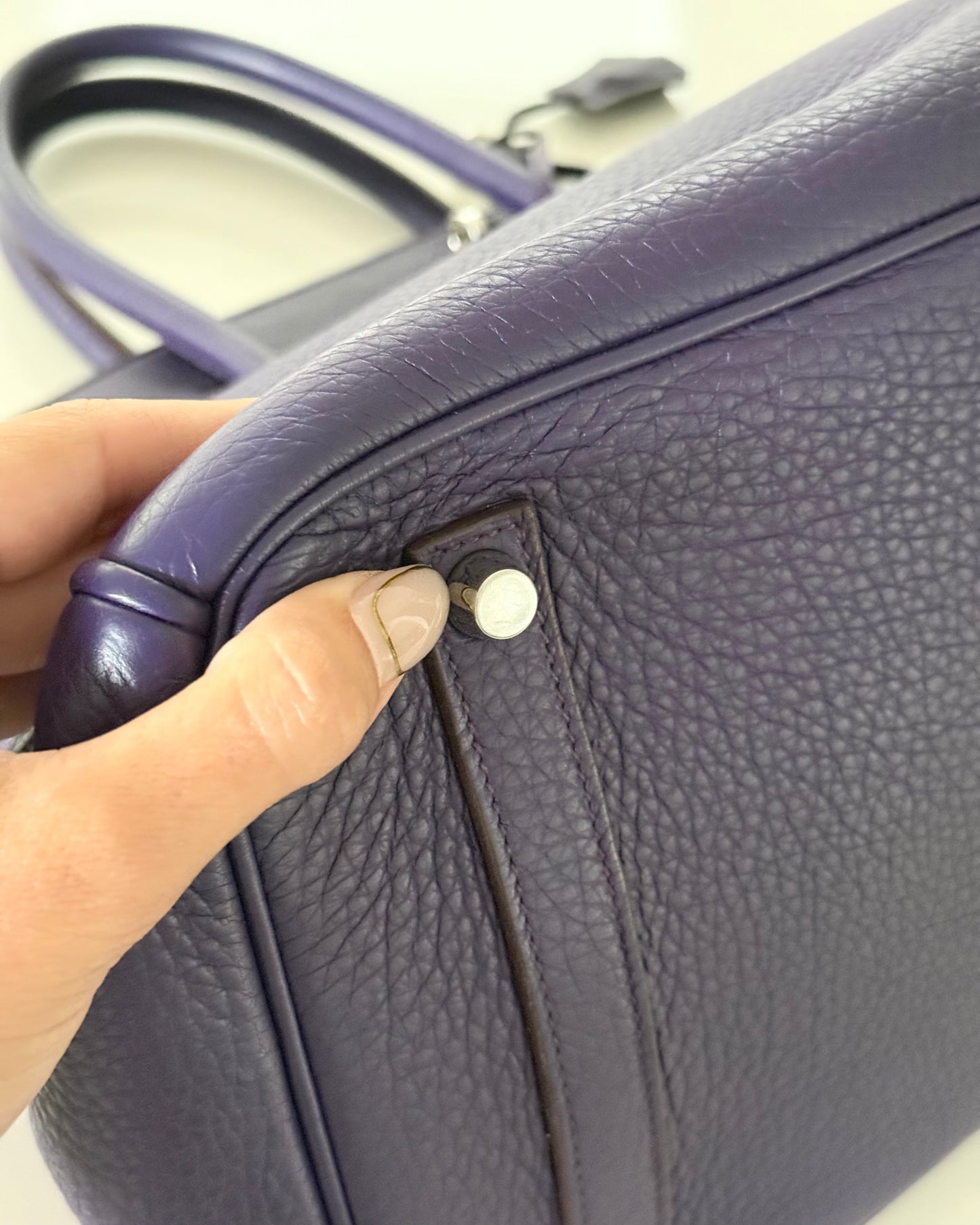 Hermes Iris Taurillon Clemence Birkin 35 from 2010