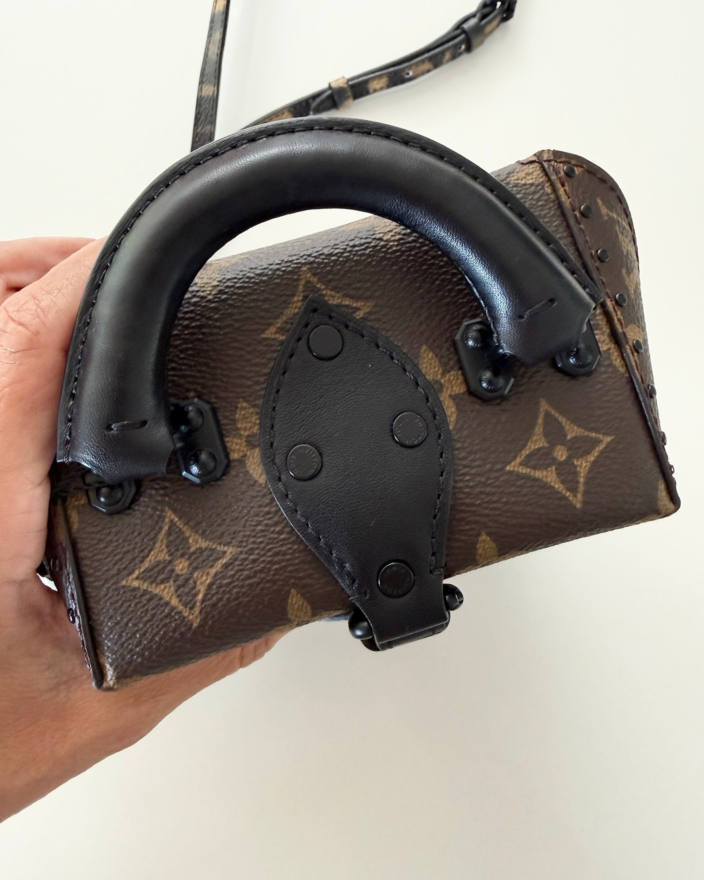 Louis Vuitton Monogram and Leopard Camera Box from 2016