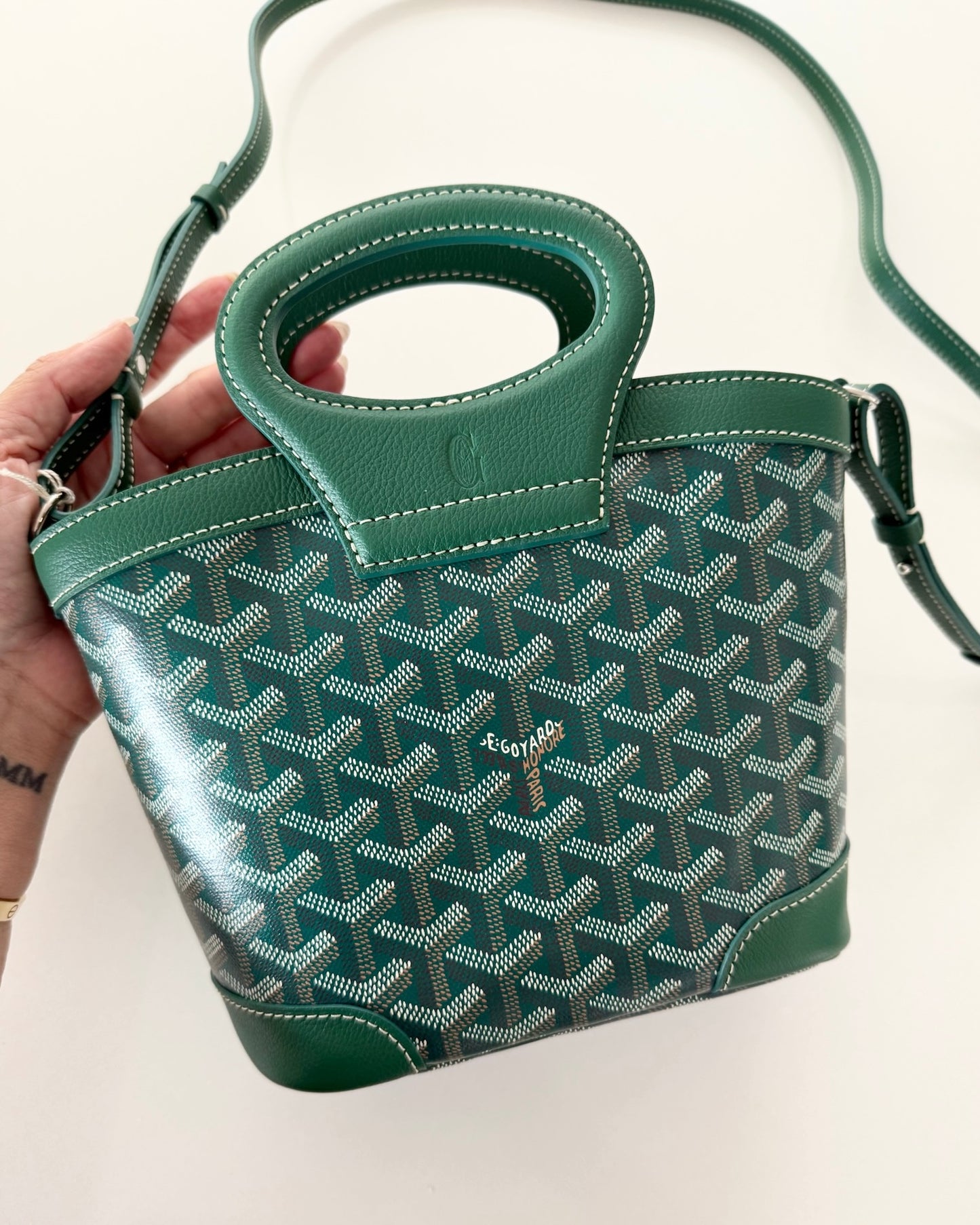 Goyard Green Beluga Mini Bag