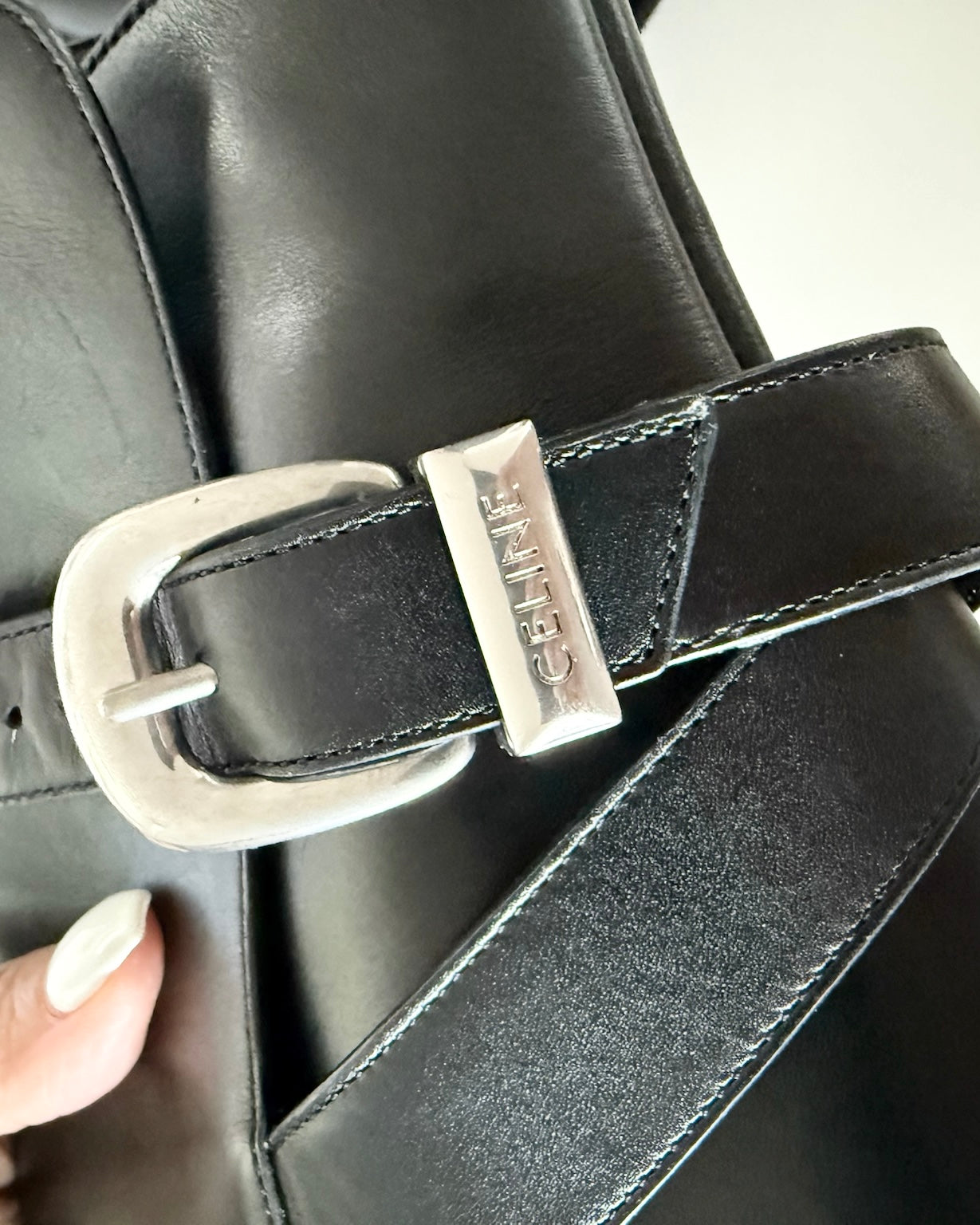 Celine Verneuil Jodphur Calfskin Boots Size 39.5