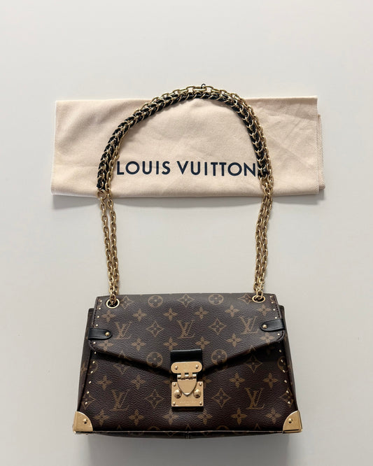 Louis Vuitton Monogram Canvas Studded Trunkie Bag