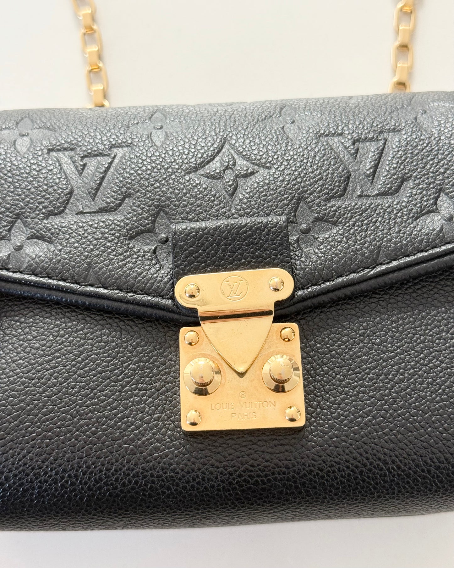 Louis Vuitton Black Empreinte St Germain BB