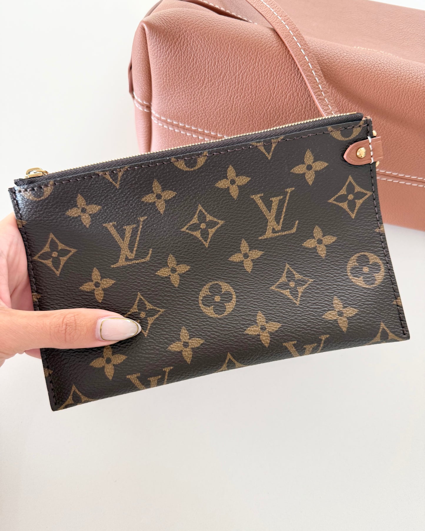 Louis Vuitton Cognac Leather Low Key Messenger Bag