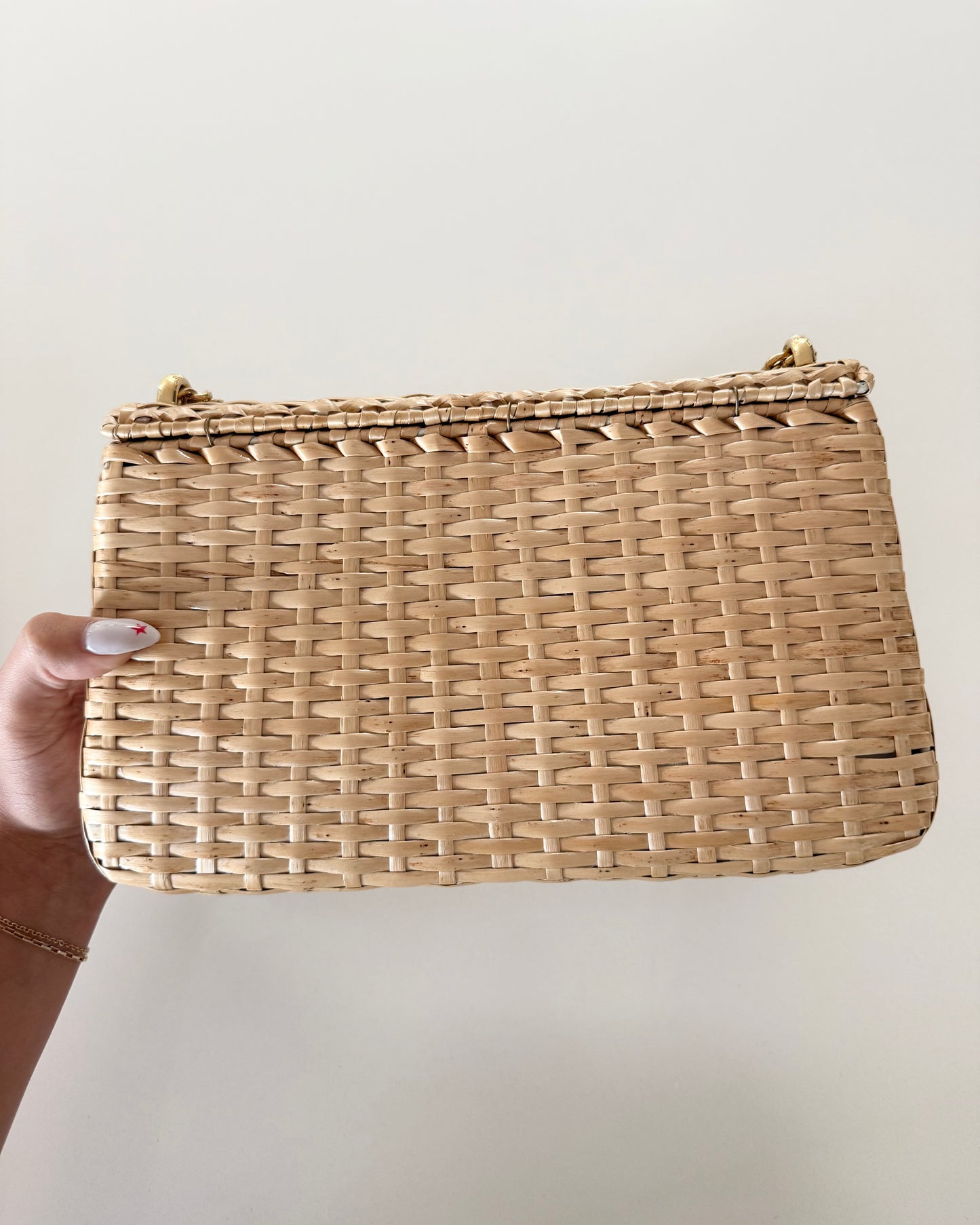 Gucci Limited Edition Wicker Basket Marmont Bag