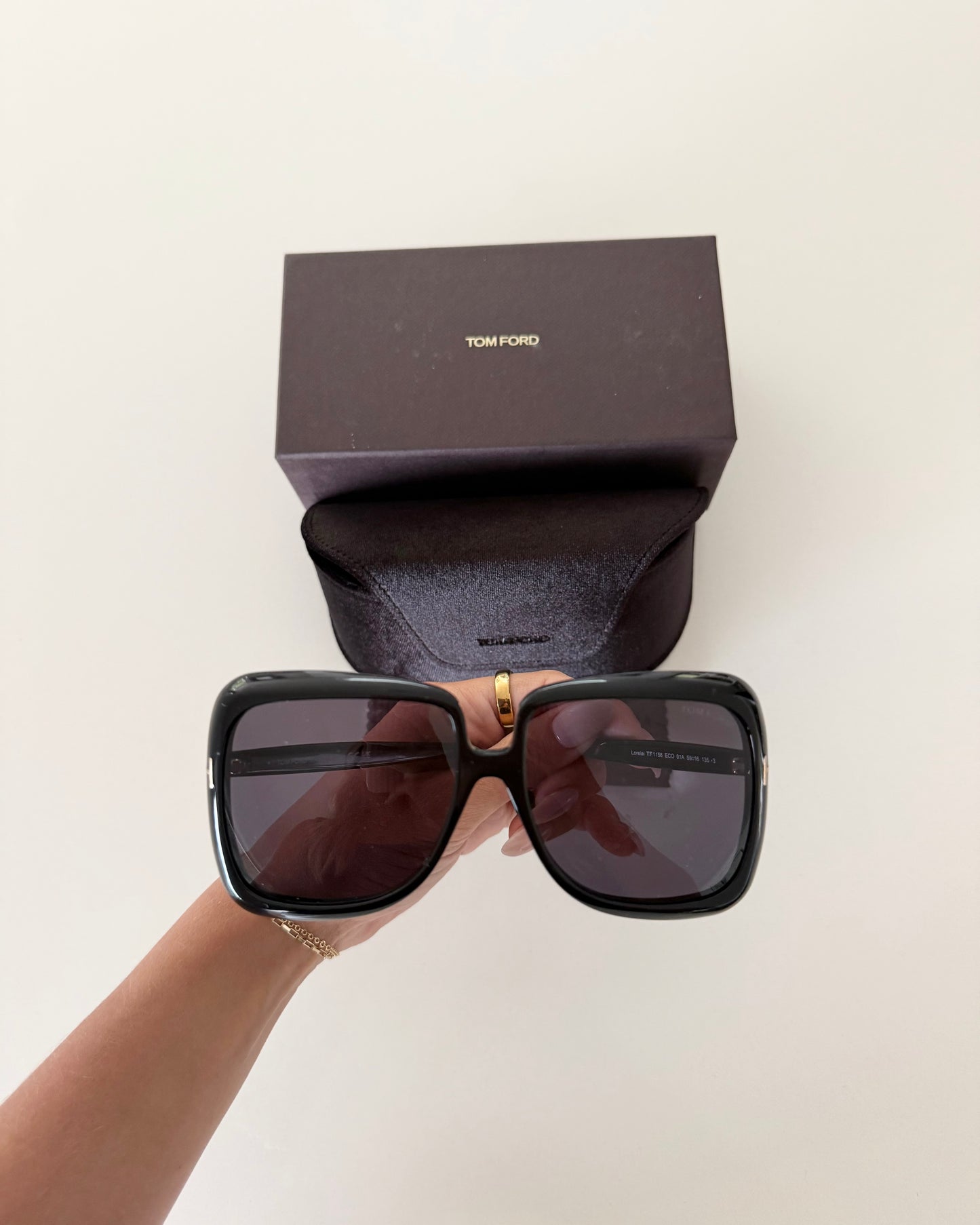 Tom Ford Oversized Black Sunnies