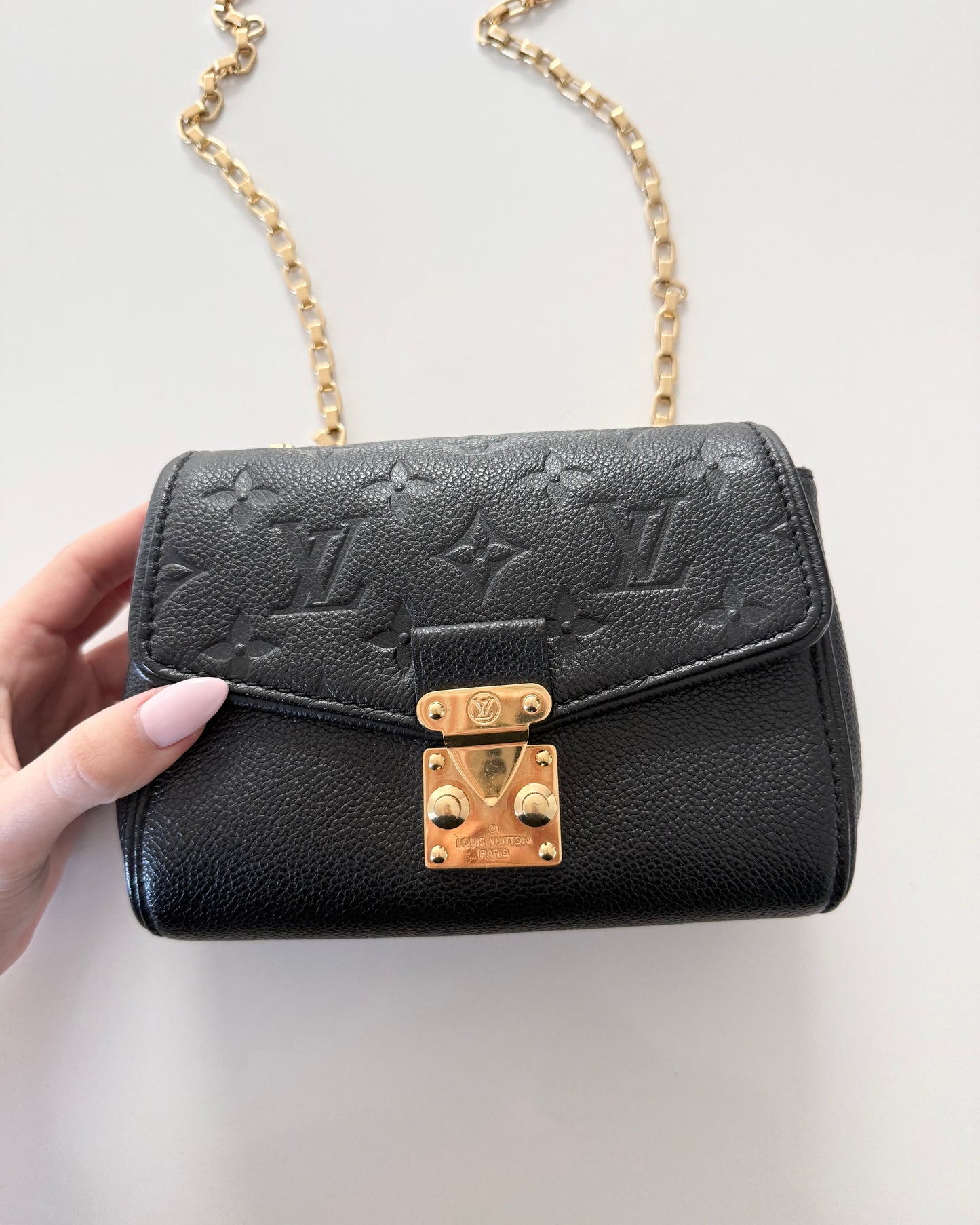 Louis Vuitton Black Empreinte St Germain BB