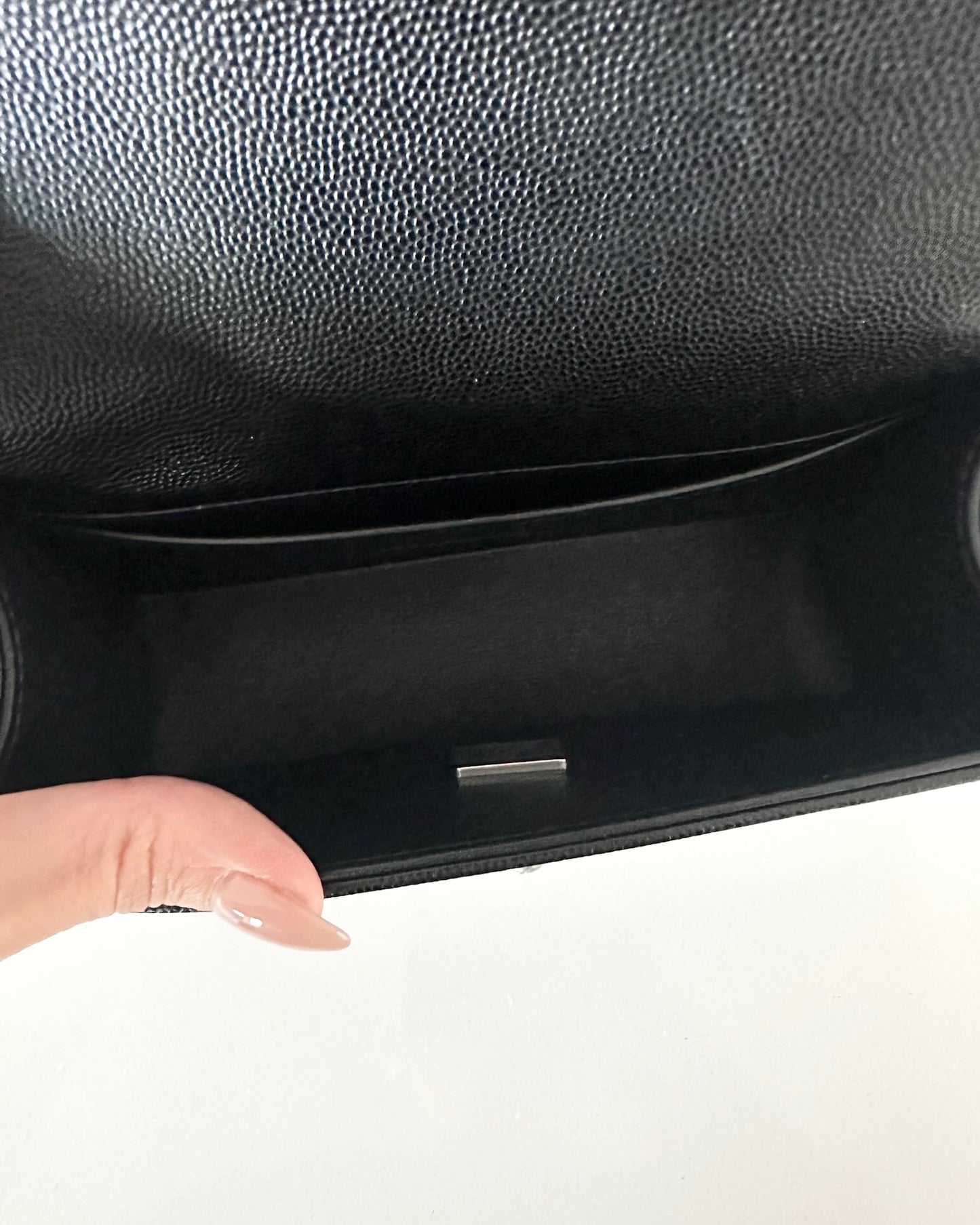 Chanel Black Caviar Small Boy Bag