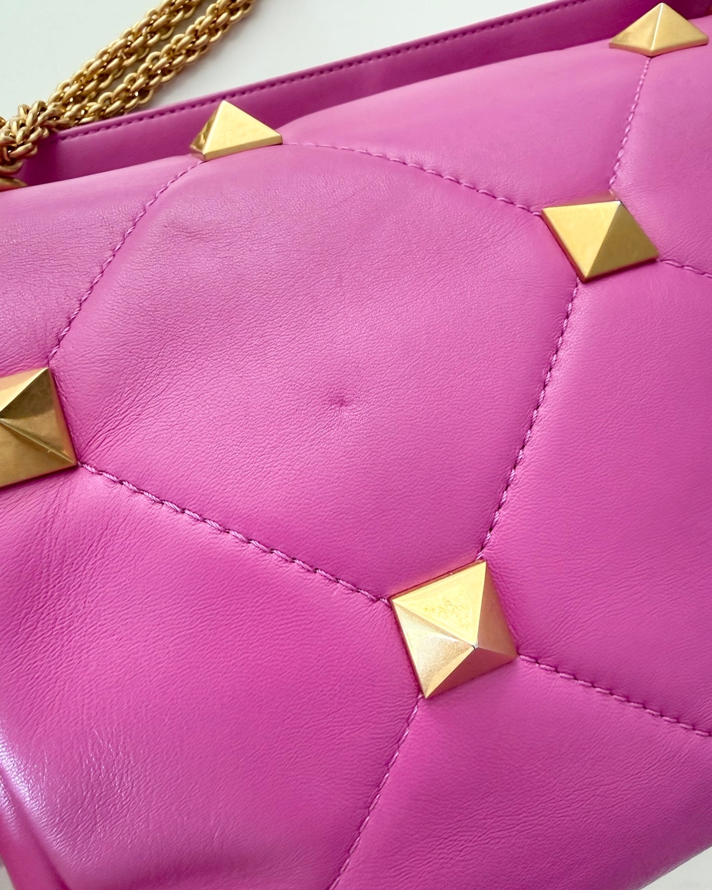 Valentino Pink/Purple Large Roman Rockstud