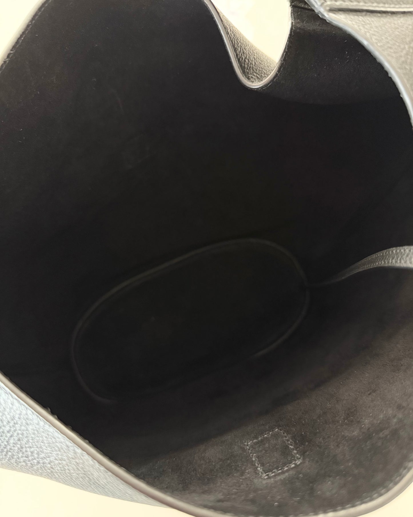 Saint Laurent Black Leather Le5A7 Hobo from 2024
