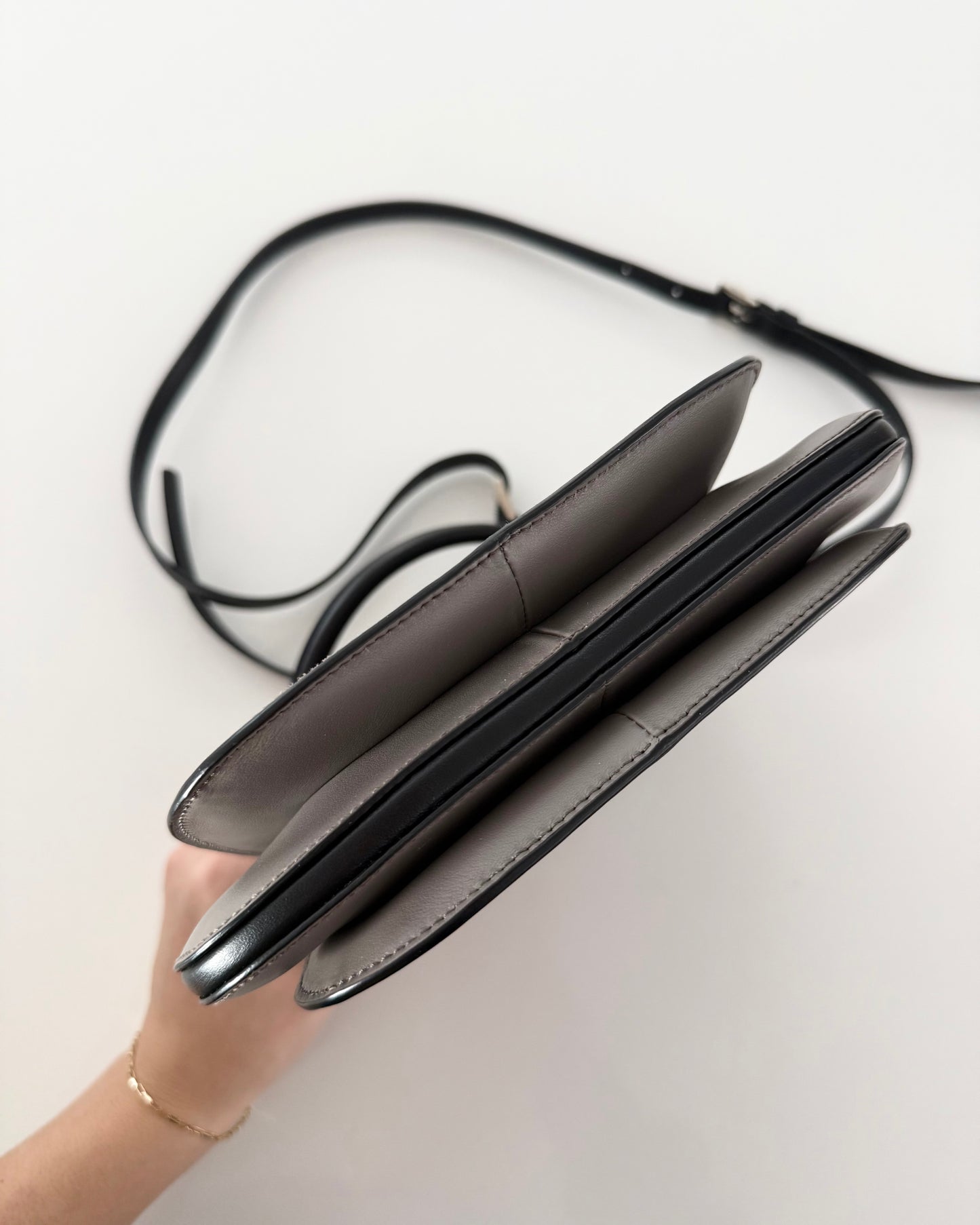 Prada Light Grey Margit Shoulder Bag