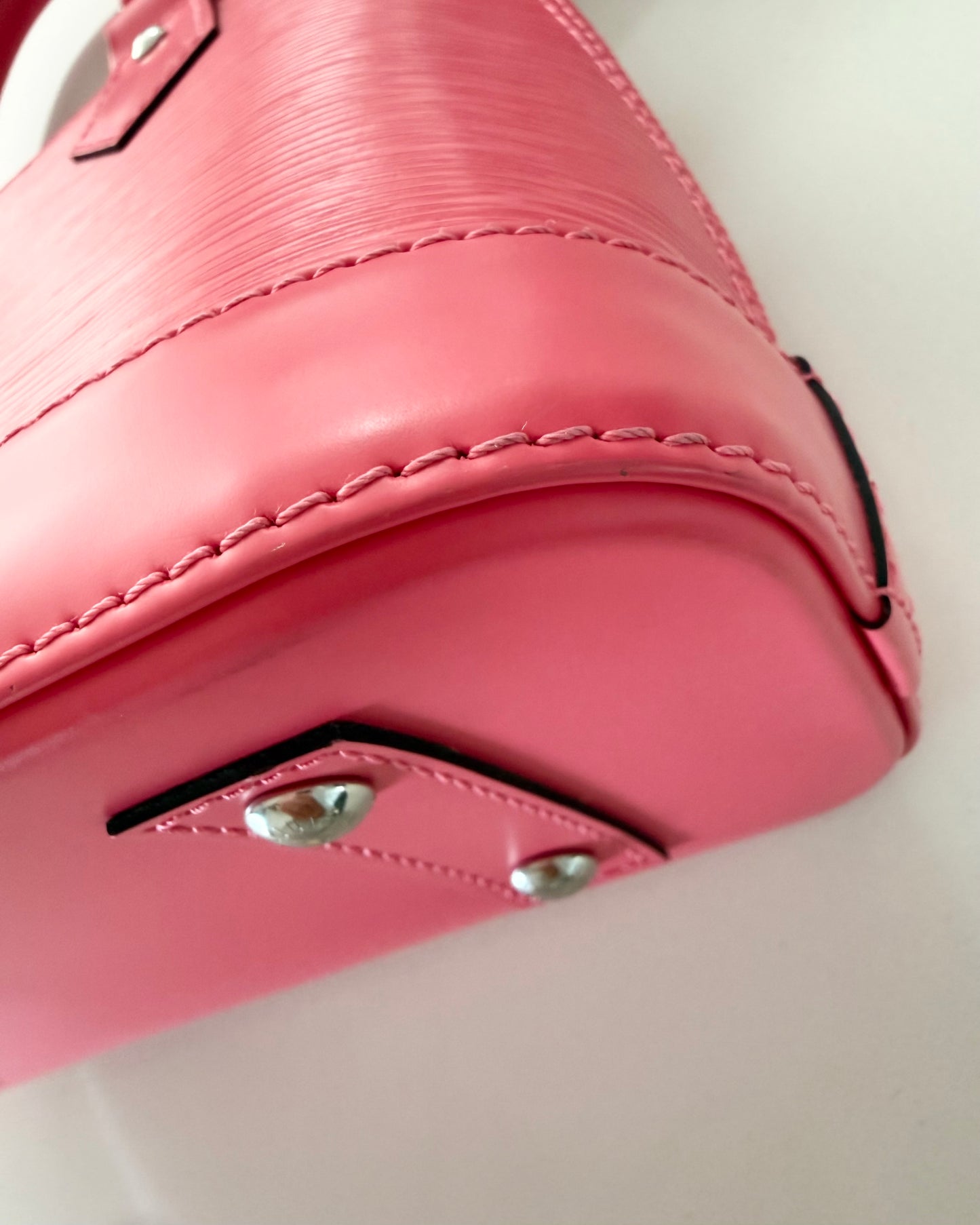 Louis Vuitton Pink Epi Leather Alma BB
