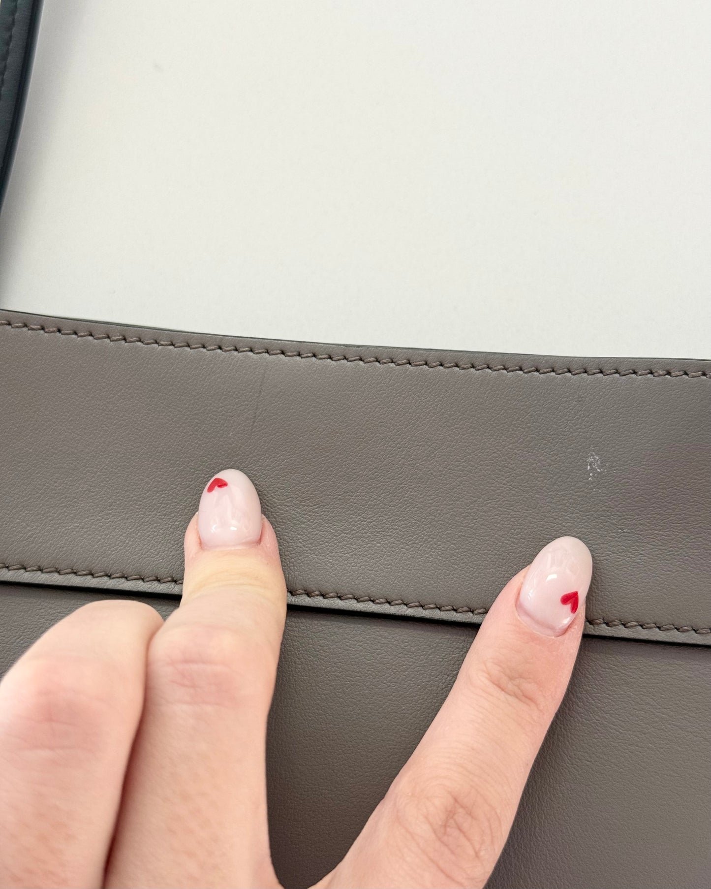 Prada Light Grey Margit Shoulder Bag