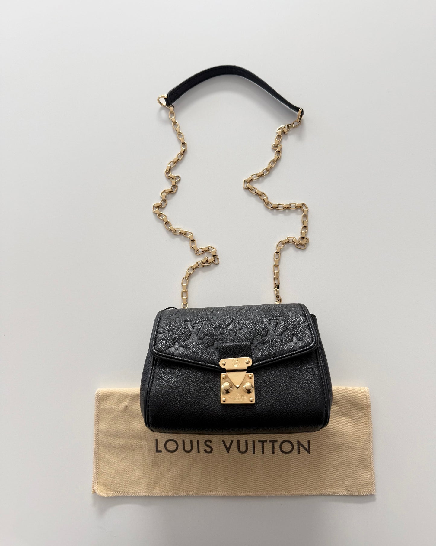 Louis Vuitton Black Empreinte St Germain BB