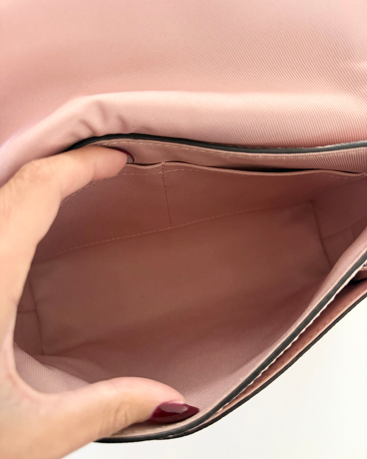 Louis Vuitton Pink/Rose Poudre Monogram Empreinte Leather Blanche BB Bag from 2018