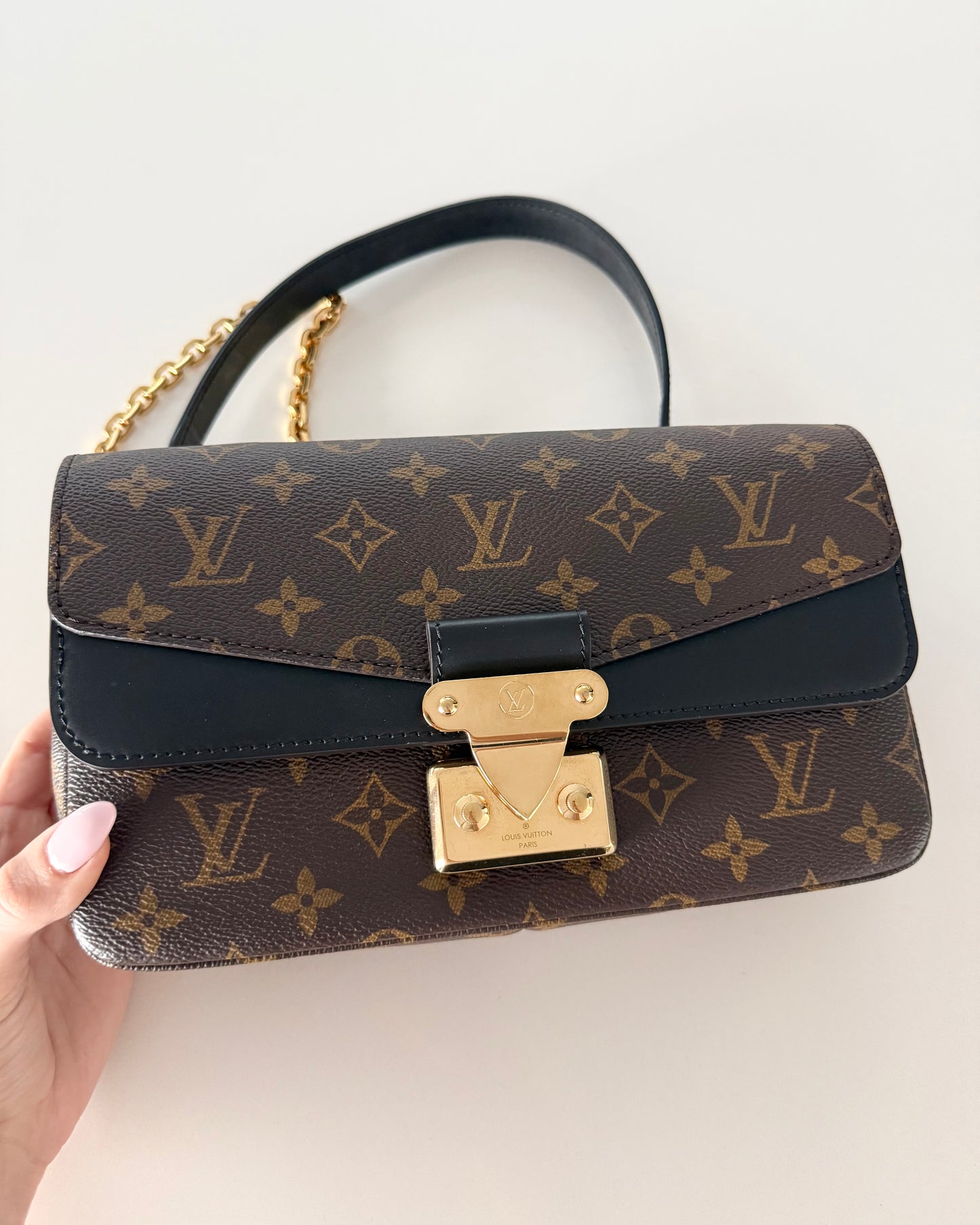 Louis Vuitton Monogram Canvas and Leather Marceau NM Bag